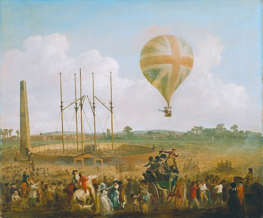 Julius_Caesar_Ibbetson_-_George_Biggins'_Ascent_in_Lunardi'_Balloon_-_WGA11831