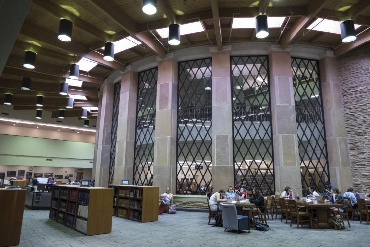 Norlin Library at the University of Colorado Boulder.